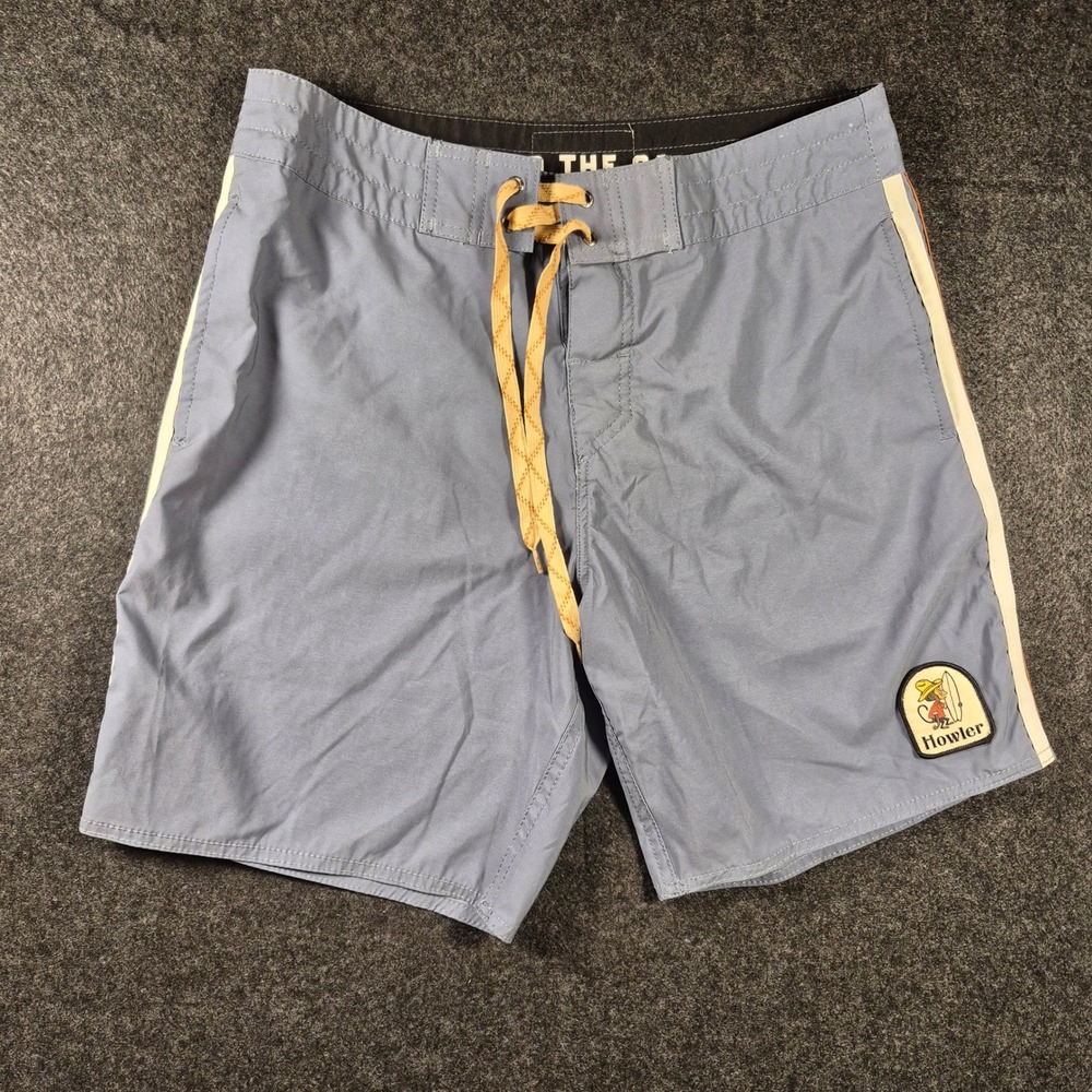 Howler Brothers Board Shorts Mens 31 Blue Surf Swim Beach Hybrid Stretch USA